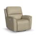 Henry - Power Swivel Gliding Recliner With Power Headrest, Lumbar, Heat & Massage - Beige