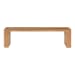 Post - Small Dining Bench - Natural