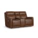 Alister - Power Gliding Loveseat With Console, Power Headrests & Lumbar - Sedona