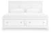 Fortman - King Panel Storage Bed - White