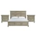 Whit-Ash - King 3 Piece Bedroom Set - Light Gray