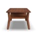 Ludwig - Occasional Rectangular Coffee Table With Drawer - Dark Brown