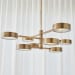 Monocle - 8 Light Chandelier - Brass / Gold