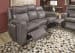 Wyatt - Power Reclining Sofa With Power Headrests & Lumbar - Dark Gray