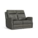 Maxwell - Power Reclining Loveseat With Power Headrests And Lumbar - Cinder