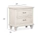 Newport - Drawer Nightstand - Alabaster