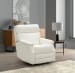 Luca - Power Recliner With Power Recline And Power Forward Adjustable Headrest - White