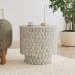 Norwood - Round End Table - Cream