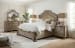 Castella - King Panel Bed - Light Brown