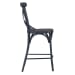 Vintage Series - X Back Counter Chair - Navy