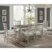 Farmington - 7 Piece Standard Height Dining Set (Rectangular Table And Six Chairs) - Medium Brown And Washed Stone