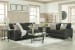 Lucina - Charcoal - 3 Pc. - Sofa, Loveseat, Piperlyn Table Set