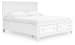 Fortman - King Panel Storage Bed - White