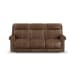 Alexander - Power Reclining Sofa With Console, Power Headrest & Lumbar - Khaki Brown