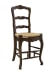 24" Ladderback Counter Stool - Dark Brown