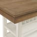 Bellevue - 7 Piece Counter Height Dining Set (Table And Six Chairs) - Walnut And Antique White