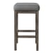 Hayden Way - Upholstered Console Stool - Gray