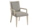 Sunset Key - Nicholas Upholstered Arm Chair - Gray / Beige