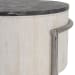 Honor - Solid Wood Round End Table - Gray