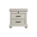 Slater - 3-Drawer Nightstand With USB Ports - White
