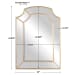 Francoli - Arch Mirror - Gold
