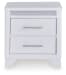 Jarlee - White - Two Drawer Night Stand