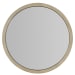 Cascade - Round Mirror - Light Brown