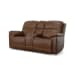 Jackson - Power Reclining Loveseat With Console & Power Headrests - Whiskey