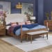 Azalea - Queen Upholstered Bed - Walnut