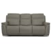 Sawyer - Power Reclining Sofa With Power Headrests & Lumbar - Gray