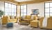 Keerwick - 4 Pc. - Sofa, Loveseat, Chair And A Half, Ottoman - Sunflower