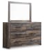 Drystan - Dresser, Mirror - Brown / Beige