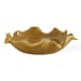 Golden Crest Ruffle - Indoor-Outdoor Bowl - Brown