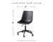 Office - Black - Home Office Swivel Desk Chair