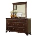 Canton - Queen Storage 6PC Bedroom Set - Cherry