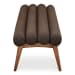 Arlo - Performance Fabric Bench - Dark Brown