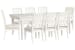 Willowbrook - Extendable Rectangular Dining Table With 6 Side Chairs And 2 Upholstered Side Chairs - Egg Shell White