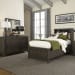Thornwood Hills - 3 Piece Bedroom Set (Twin Bookcase Bed, Dresser & Mirror) - Dark Brown