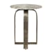 Warner - Indoor-Outdoor Side Table - Antiqued Champagne / White