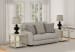 Chappy - Power Lay Flat Reclining Loveseat - Pebble