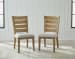 Galliden - Light Brown - Dining Upholstered Side Chair (Set of 2)