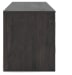Cayboni - 71" TV Stand With Electric Fireplace - Black