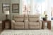 Next-Gen Durapella - 3-Piece Power Reclining Sectional Loveseat With Console - Sand