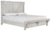 Brashland - White - Queen Panel Bed With Bench Footboard