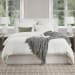 Talia - King Duvet Collection - Ivory/White