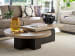 Zanzibar - Portofino Nesting Cocktail Tables - Light Brown / Black