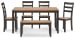 Gesthaven - Dining Room Table Set (Set of 6) - Natural / Brown