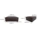 Form - Ottoman - Espresso Brown