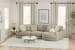 Turner - 2 Piece Sofa Cuddler With Right Side Facing Cuddler - Mushroom