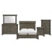 Kings Court - King Storage 5 Piece Bedroom Set - Gray